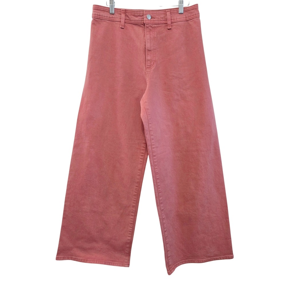 Universal Thread Modern Boho Chic Terracotta Womens 10 High-Rise Wide Leg Jeans